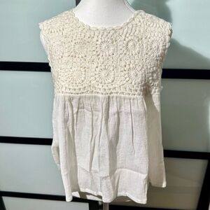 Crochet Boho Tank Lucky Brand